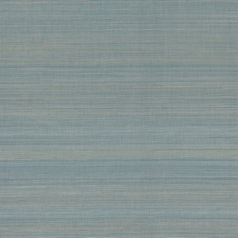 Mai Turquoise Abaca Grasscloth Wallpaper