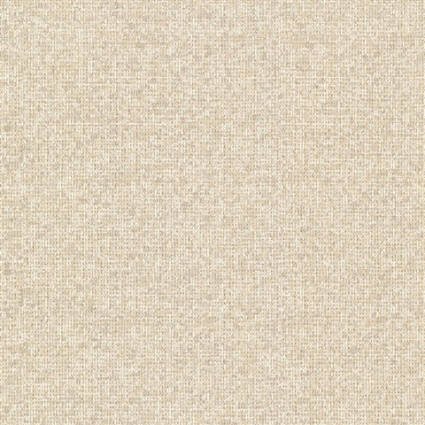 Maia Gold Faux Linen Textured Wallpaper