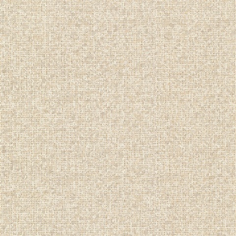 Maia Gold Faux Linen Textured Wallpaper