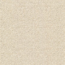 Maia Gold Faux Linen Textured Wallpaper