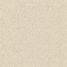 Maia Gold Faux Linen Textured Wallpaper