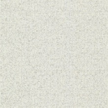 Maia Platinum Faux Linen Textured Wallpaper