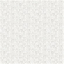 Maitai Silver Abstract Boxes Metallic Wallpaper