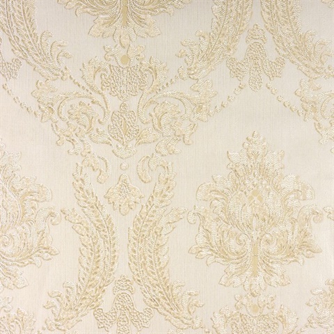 Maizey Neutral Damask