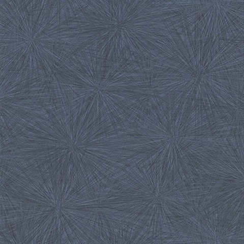 Majestic Denim Starburst Wallpaper