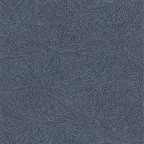 Majestic Denim Starburst Wallpaper