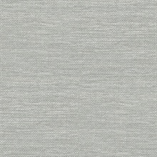 Malin Light Grey Textured Faux Glasscloth Wallpaper