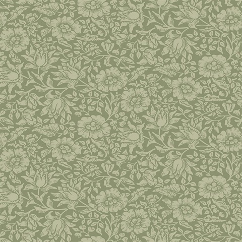 Mallow William Morris Classic Floral Wallpaper
