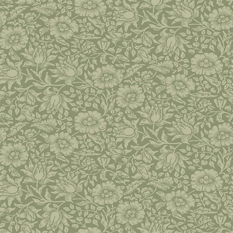 Mallow William Morris Classic Floral Wallpaper