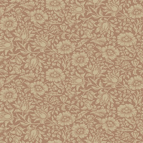 Mallow William Morris Classic Floral Wallpaper