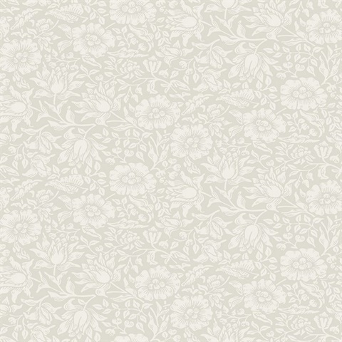 Mallow William Morris Classic Floral Wallpaper