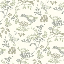 Malmo Green Bird Trail Wallpaper