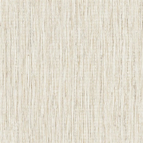 Manchego Faux Vertical Woven Fabric Wallpaper