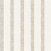 Mandevilla Honey Vine Stripe Wallpaper