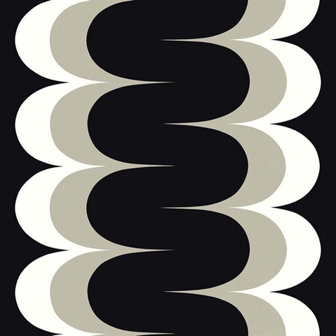 Mandolin Stone Modern Abstract Stripe Wallpaper