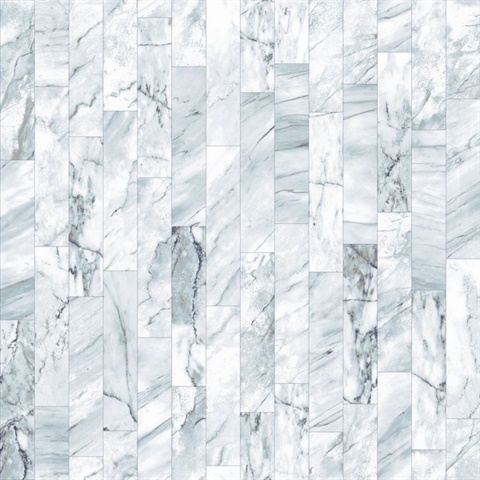 Marble Planks Premium Peel & Stick Wallpaper