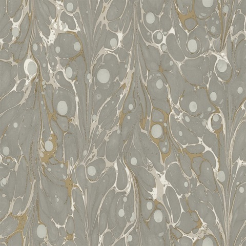 Marbled Endpaper Premium Peel & Stick Wallpaper