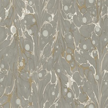 Marbled Endpaper Premium Peel &amp; Stick Wallpaper