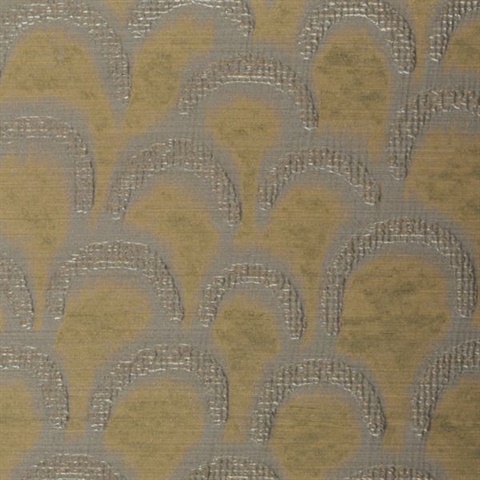 Marcel Brushed Gold Handcrafted Specialty Wallcovering