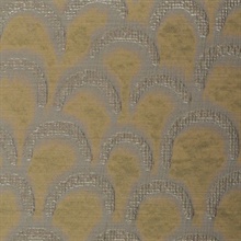 Marcel Brushed Gold Handcrafted Specialty Wallcovering