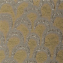 Marcel Brushed Gold Handcrafted Specialty Wallcovering