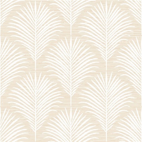 Marco Allover Shore Breeze Palm Grasscloth Wallpaper