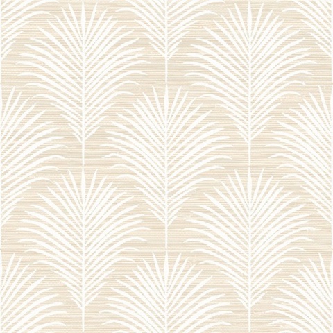 Marco Allover Shore Breeze Palm Grasscloth Wallpaper