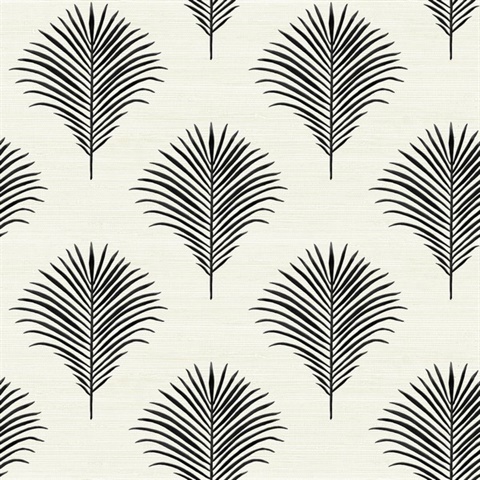 Marco on Grasscloth Bold Palm Grasscloth Wallpaper