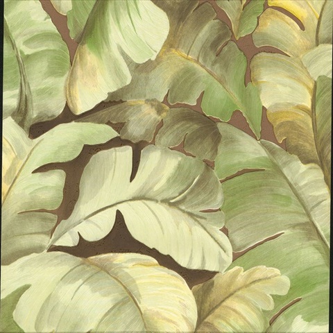 Mardan Lime Banana Leaf Wallpaper