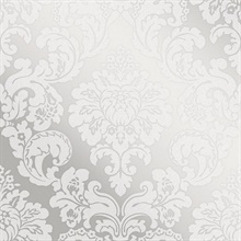 Margot Silver Damask