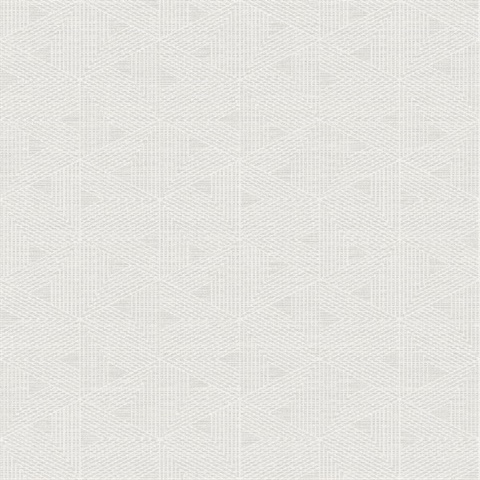 Marici Light Grey Triangle Wallpaper