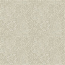 Marigold Garden Floral Neutral Peel and Stick Wallpaper