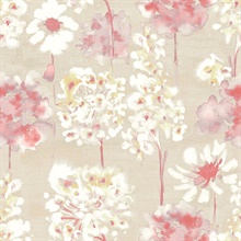 Marilla Red Watercolor Floral