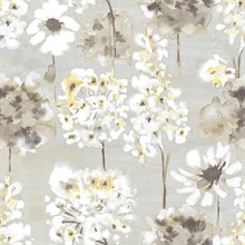 Marilla Yellow Watercolor Floral