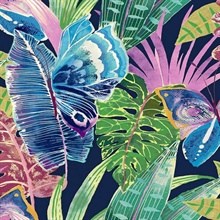 Mariposa Azurite Peel and Stick Wallpaper