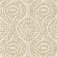 Marrakech Beige Medallion Stripe