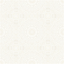 Marrakech Cream Medallion Wallpaper