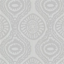 Marrakech Grey Medallion Stripe