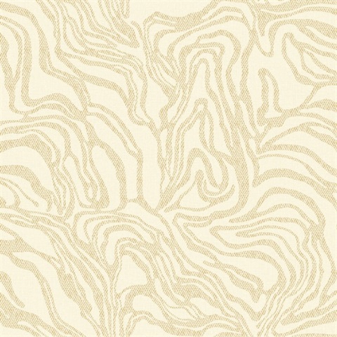Massar Gold Modern Marbled Wallpaper