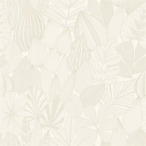 Mathias Pearl Botanical Wallpaper