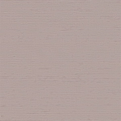 Maguey Natural Sisal Grasscloth Mauve Wallpaper