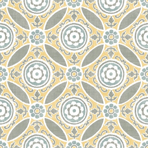 Maya Yellow Medallion