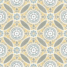 Maya Yellow Medallion