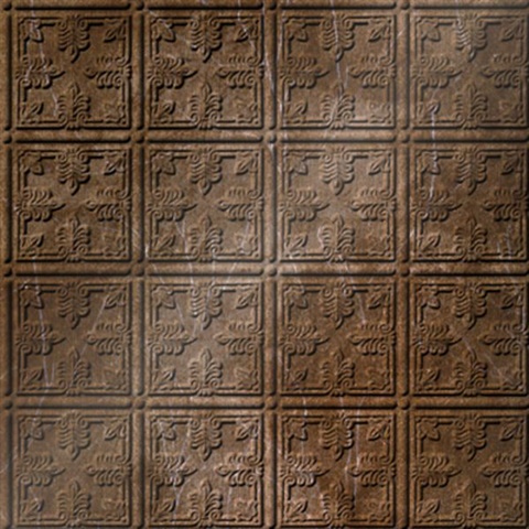 Maze Ceiling Panels Aged Bronze