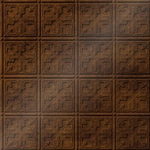 Maze Ceiling Panels Antique Bronze