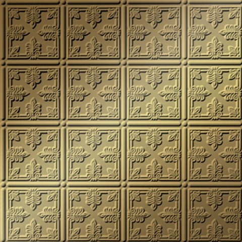 Maze Ceiling Panels Metallic Gold
