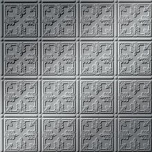 Maze Ceiling Panels Metallic Silver
