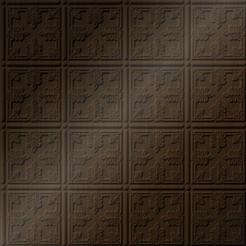 Maze Ceiling Panels Rubbed Bronze