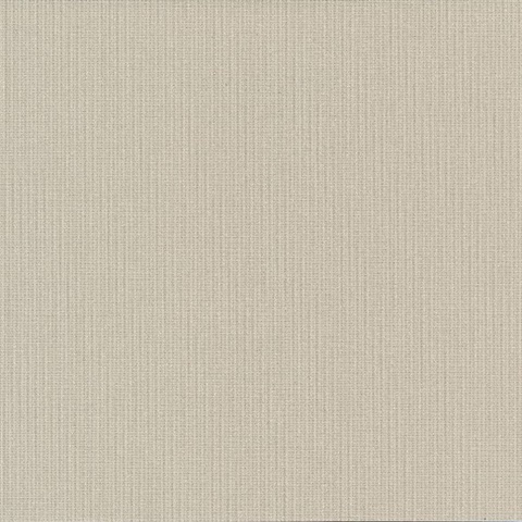 Mckinly Taupe Classic Faux Fabric Commercial Wallpaper