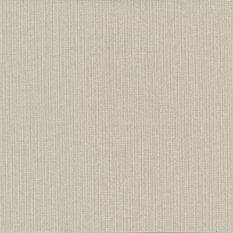 Mckinly Taupe Classic Faux Fabric Commercial Wallpaper
